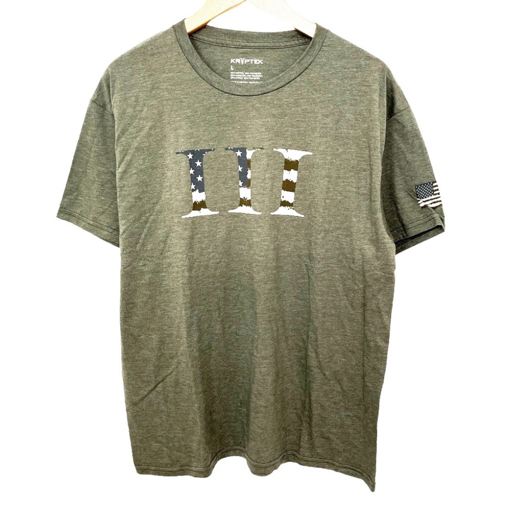 NWOT Kryptek American Flag Three Short Sleeve Graphic T-Shirt